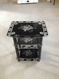 glass tea table